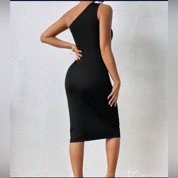 ***SOLD****Black Mesh Dress - Picture 2 of 3